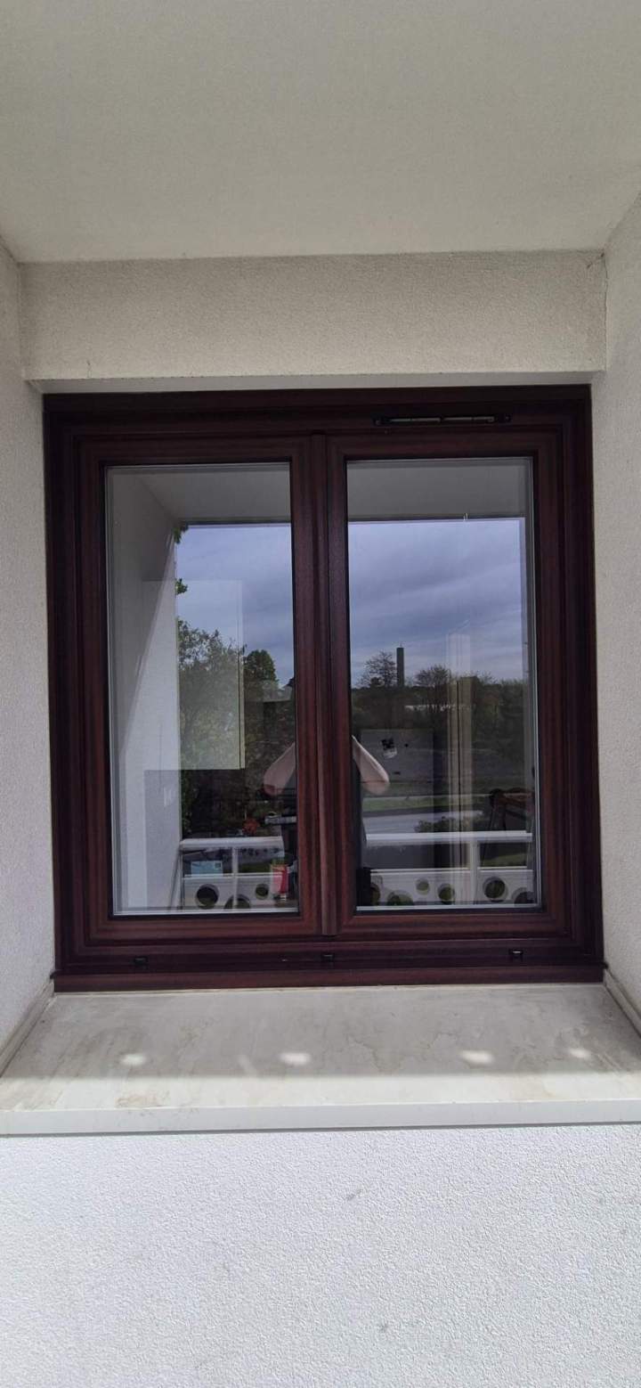 Fenêtre PVC ton bois Alfortville